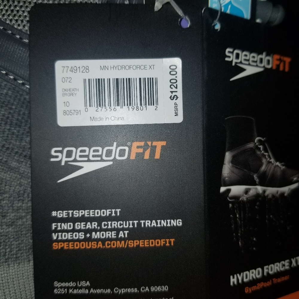 Speedo Hydroforce Xt Fitness Water Shoes - Picture 7 of 7